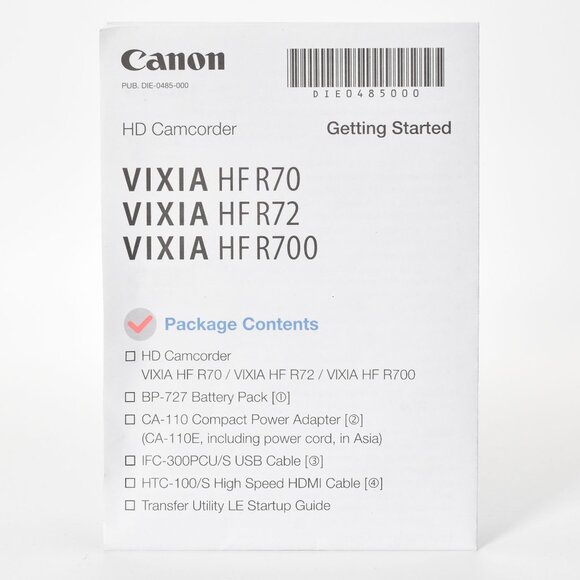 Canon VIXIA HF R700 Full HD Camcorder Kit With Advanced Zoom & Accessories - Picture 14 of 16
